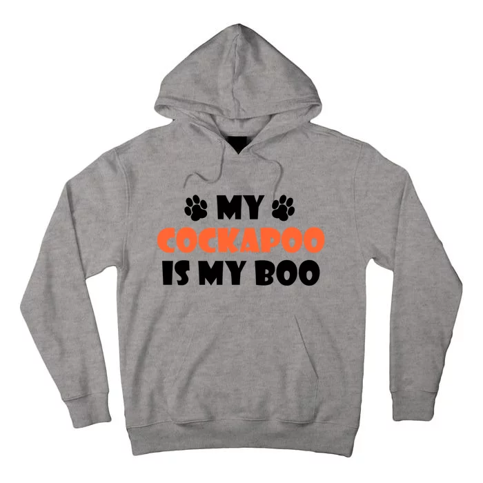 My Cockapoo Is My Boo Halloween Dog Owner Funny Gift Tall Hoodie