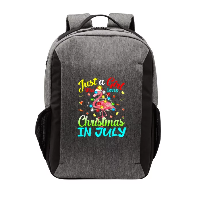 Merry Christmas In July Santa Beach Party Summer Vacation Vector Backpack