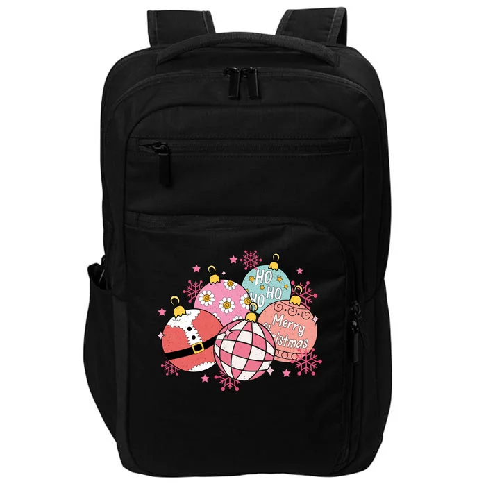 Merry Christmas Jingle Balls Cute Holiday Impact Tech Backpack