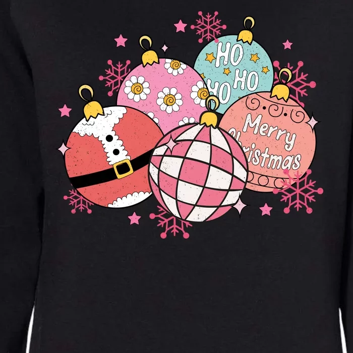 Merry Christmas Jingle Balls Cute Holiday Womens California Wash Sweatshirt