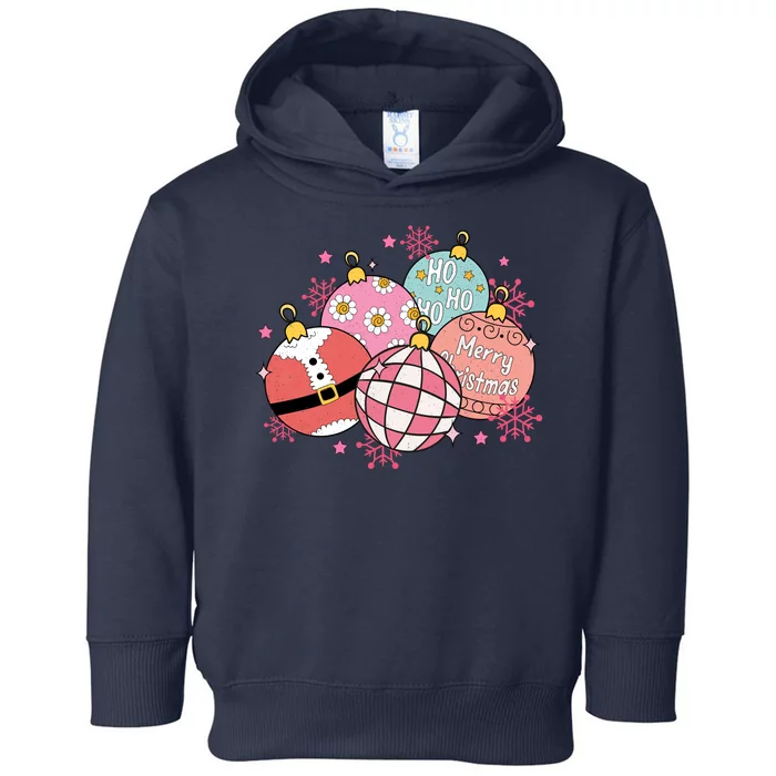 Merry Christmas Jingle Balls Cute Holiday Toddler Hoodie