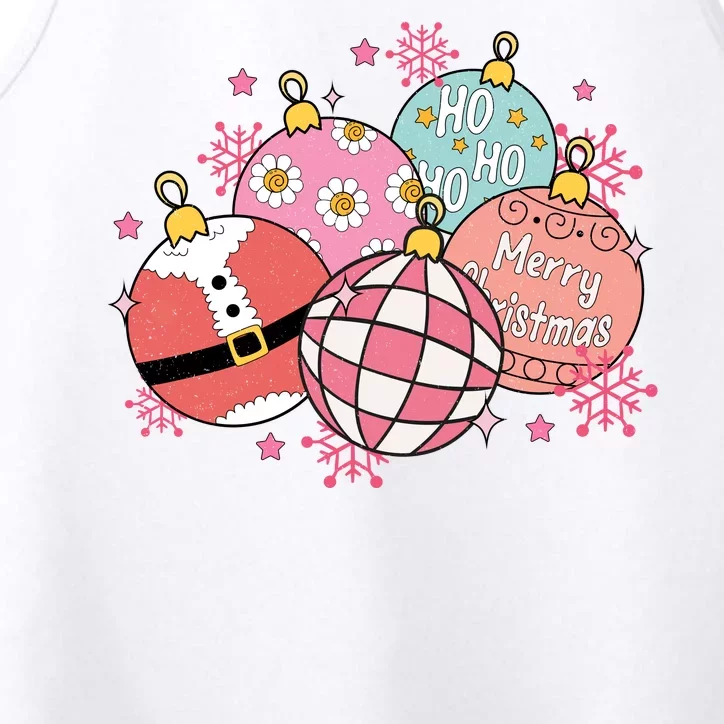 Merry Christmas Jingle Balls Cute Holiday Performance Tank