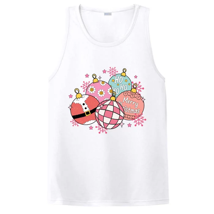 Merry Christmas Jingle Balls Cute Holiday Performance Tank