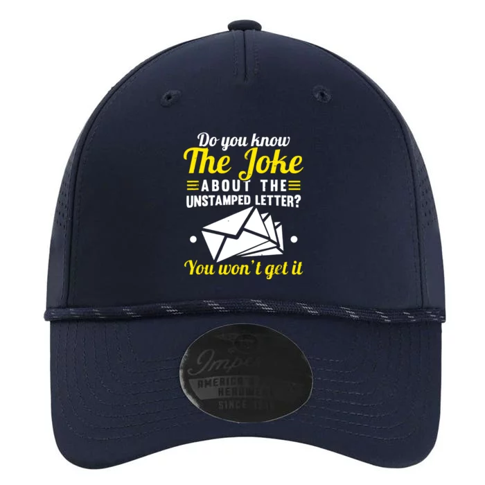 Mail Carrier Joke Unstamped Letter Performance The Dyno Cap