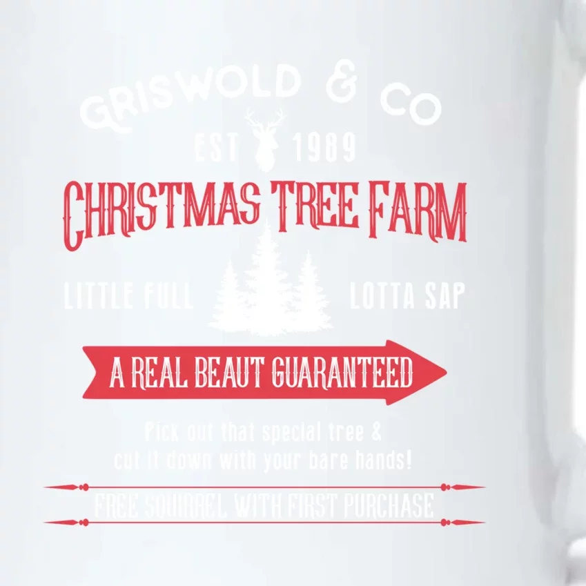 Merry Christmas Jolliest Bunch Griswold Christmas Tree Farm Gift Black Color Changing Mug