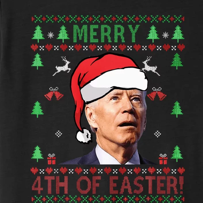 Merry Christmas Joe Biden Happy 4th of July ChromaSoft Performance T-Shirt