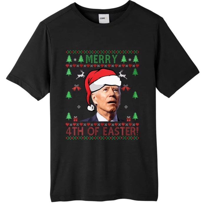 Merry Christmas Joe Biden Happy 4th of July ChromaSoft Performance T-Shirt