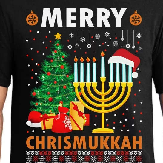 MERRY CHRISMUKKAH Jewish Christmas Hanukkah Chanukah Pajama Set