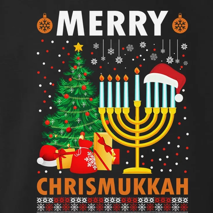 MERRY CHRISMUKKAH Jewish Christmas Hanukkah Chanukah Toddler Hoodie