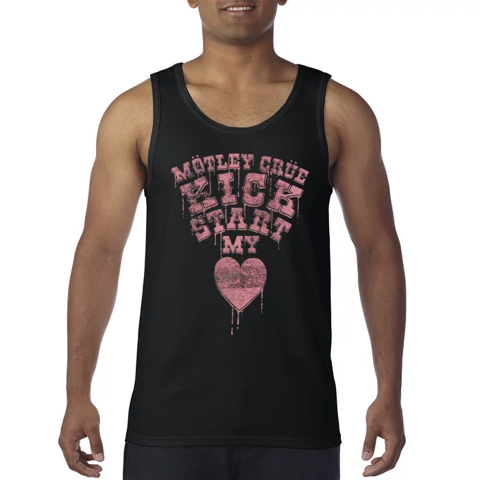 MöTley CrüE Kickstart My Heart Drip Tank Top