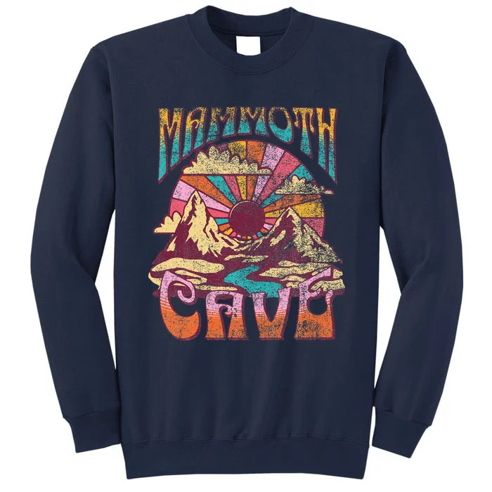 Mammoth Cave Kentucky Nature Hiking Mountains Outdoors Retro Tall Sweatshirt