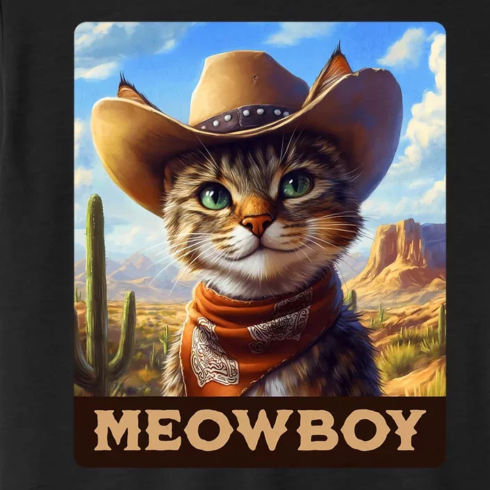 Meowboy Cowboy Kitten Western Whiskers Cat ChromaSoft Performance T-Shirt