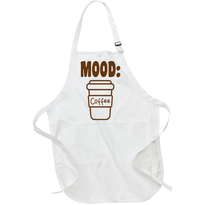 Mood Coffee Lover Full-Length Apron With Pocket