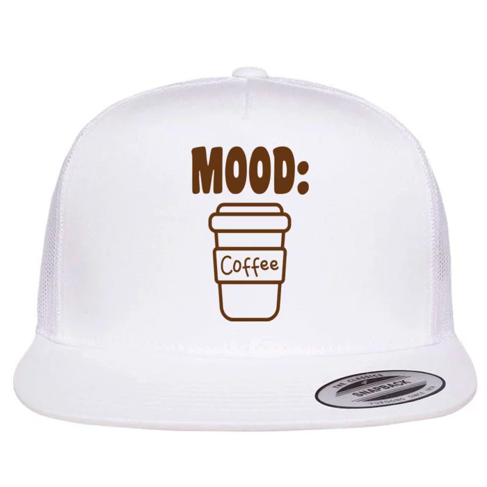 Mood Coffee Lover Flat Bill Trucker Hat