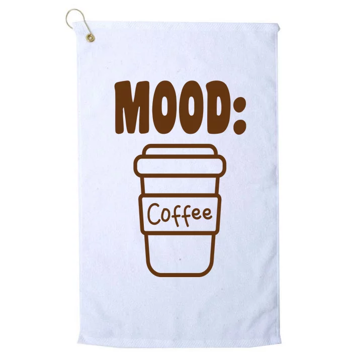 Mood Coffee Lover Platinum Collection Golf Towel