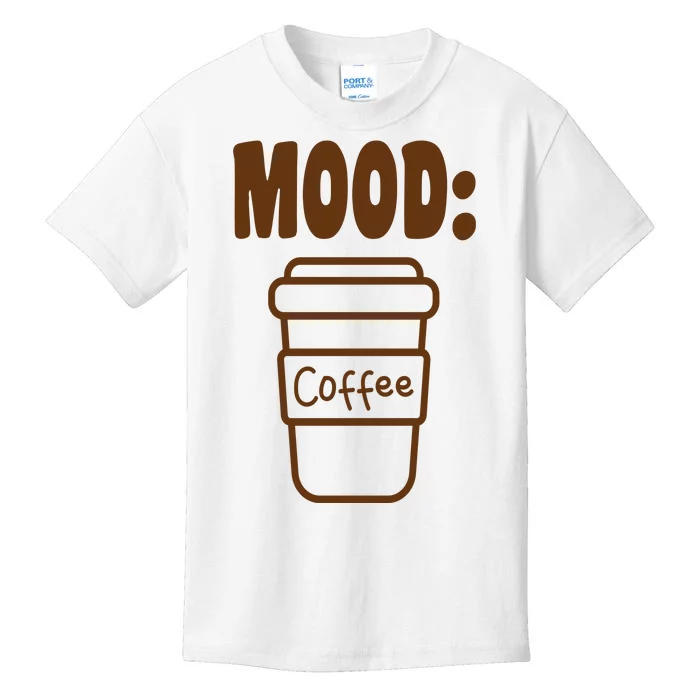 Mood Coffee Lover Kids T-Shirt