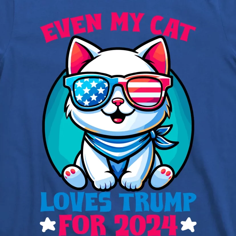 My Cat Loves Trump Cat Lover Kitten Owner President Trump Cool Gift T-Shirt