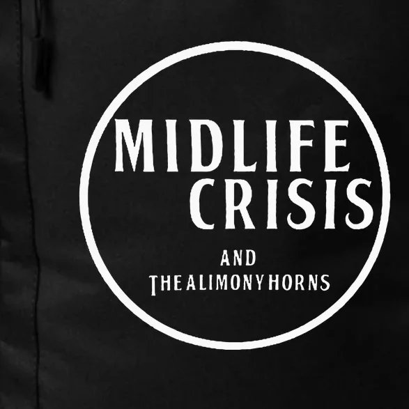 Midlife Crisis Logo Daily Commute Backpack