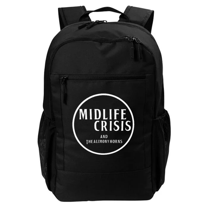 Midlife Crisis Logo Daily Commute Backpack