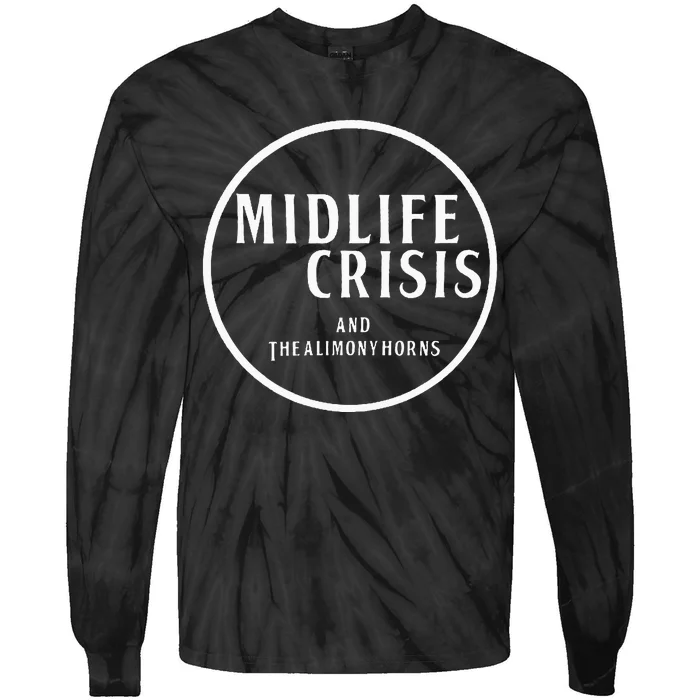 Midlife Crisis Logo Tie-Dye Long Sleeve Shirt