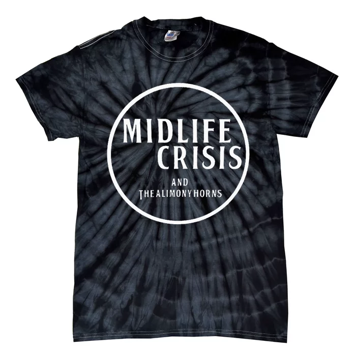 Midlife Crisis Logo Tie-Dye T-Shirt