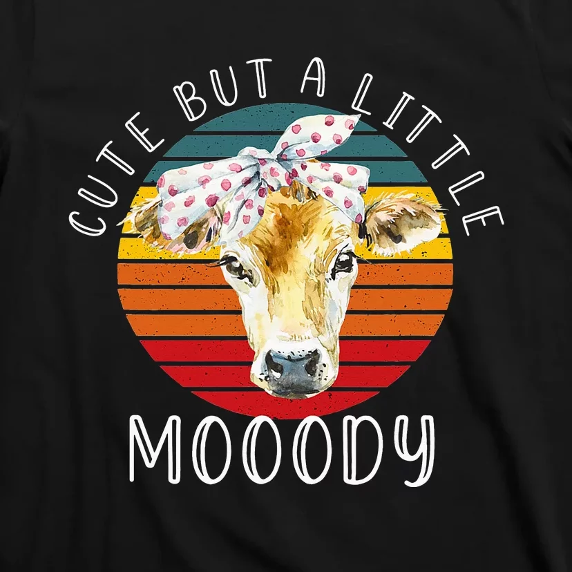 Moody Cow Lovers Farm Clothes Cow T-Shirt