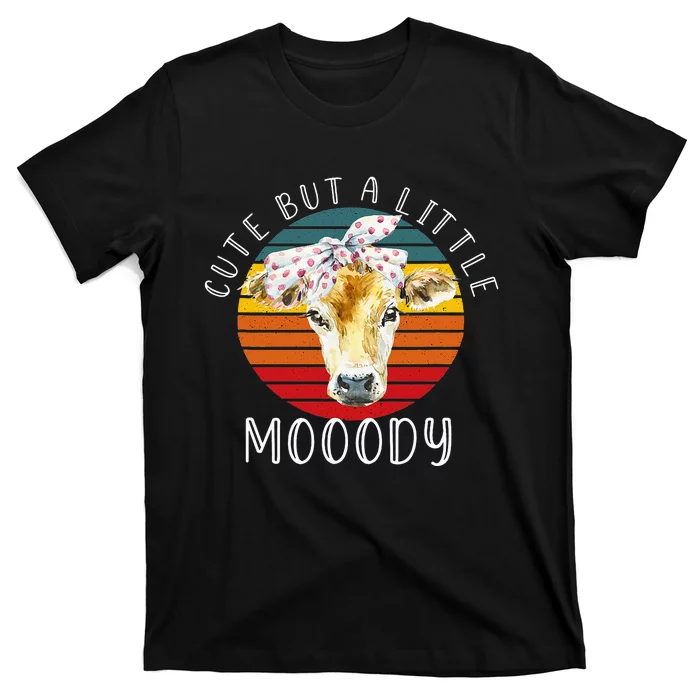 Moody Cow Lovers Farm Clothes Cow T-Shirt