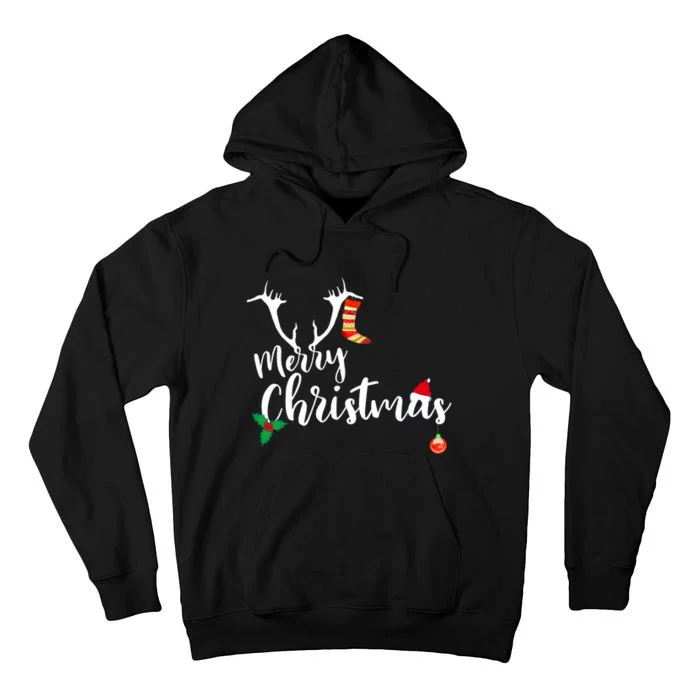 Merry Christmas Long Sleeve Tall Hoodie