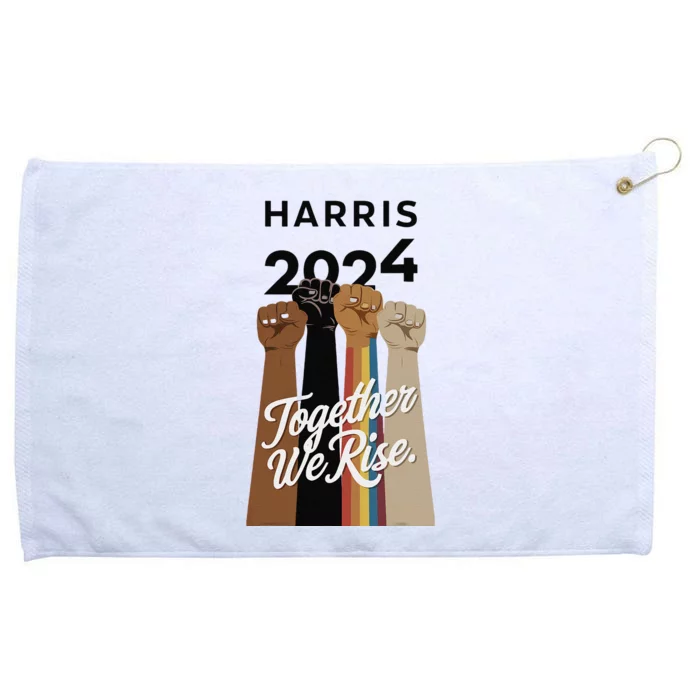 Multi Culture Lgbt Kamala Harris 2024 Grommeted Golf Towel