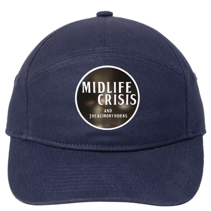 Midlife Crisis Logo 2 7-Panel Snapback Hat