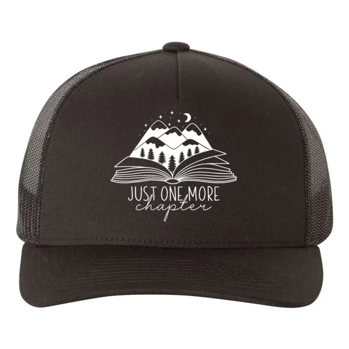 Mountain Camping Life Just One More Chapter Funny Book Lover Yupoong Adult 5-Panel Trucker Hat