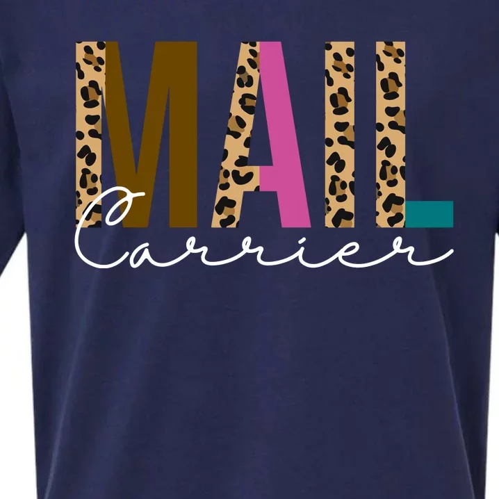 Mail Carrier Leopard Cute Gift Sueded Cloud Jersey T-Shirt