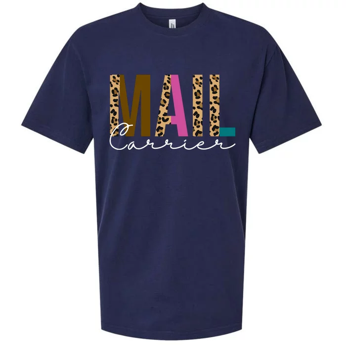 Mail Carrier Leopard Cute Gift Sueded Cloud Jersey T-Shirt