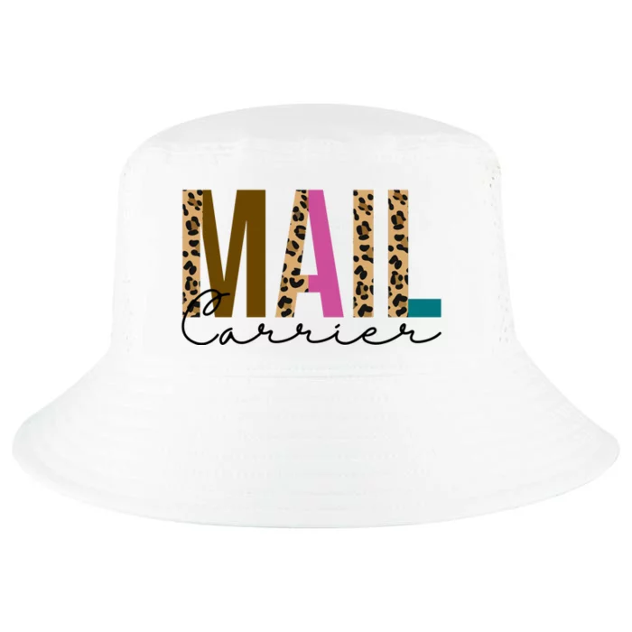 Mail Carrier Leopard Cute Gift Cool Comfort Performance Bucket Hat