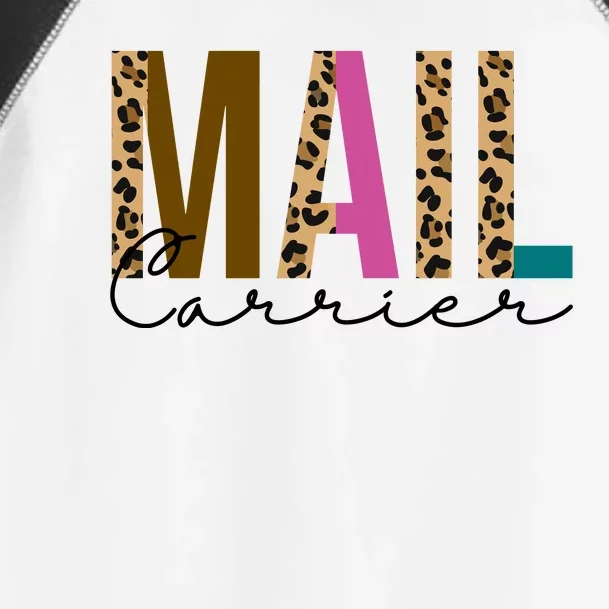 Mail Carrier Leopard Cute Gift Toddler Fine Jersey T-Shirt