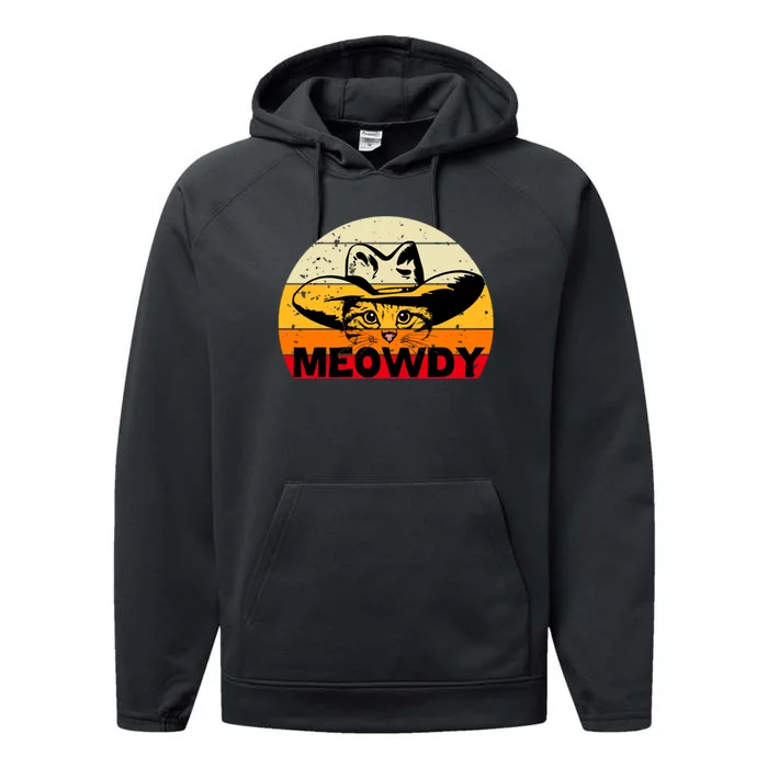 Meowdy Cat Lover Performance Fleece Hoodie