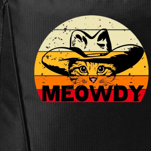 Meowdy Cat Lover City Backpack