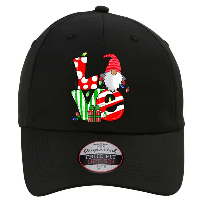 Merry Christmas Love Gnome Christmas Lights Xmas Funny Gift The Original Performance Cap