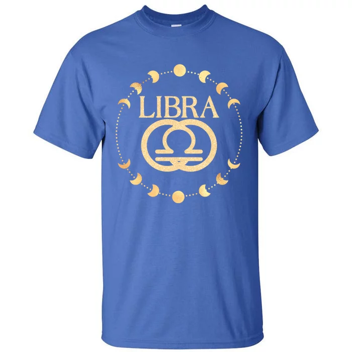 Moon Cycle Libra Zodiac Funny Gift Tall T-Shirt