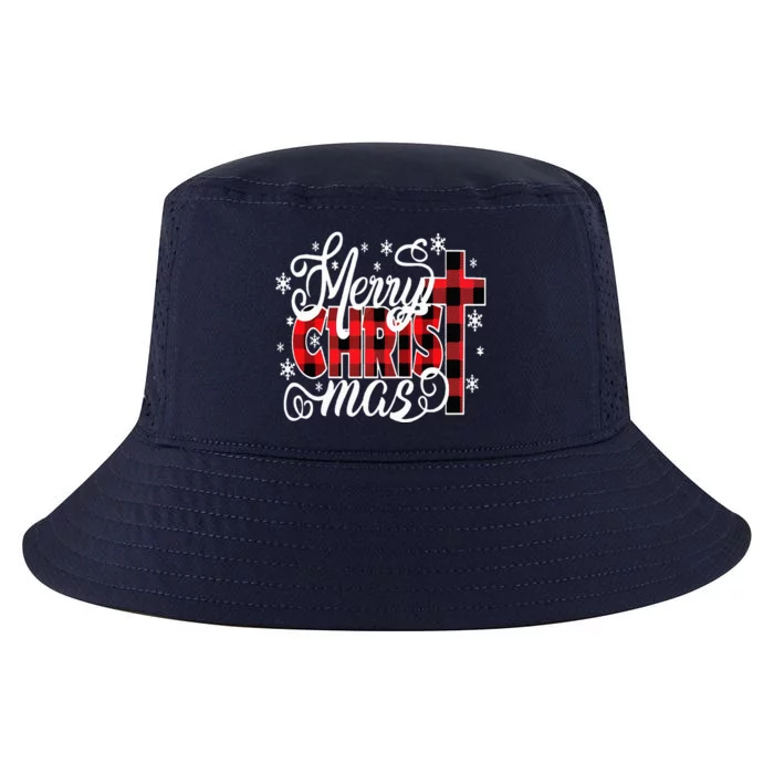 Merry Christ Mas Christian Jesus Christmas Pjs Xmas Pajamas Cool Comfort Performance Bucket Hat