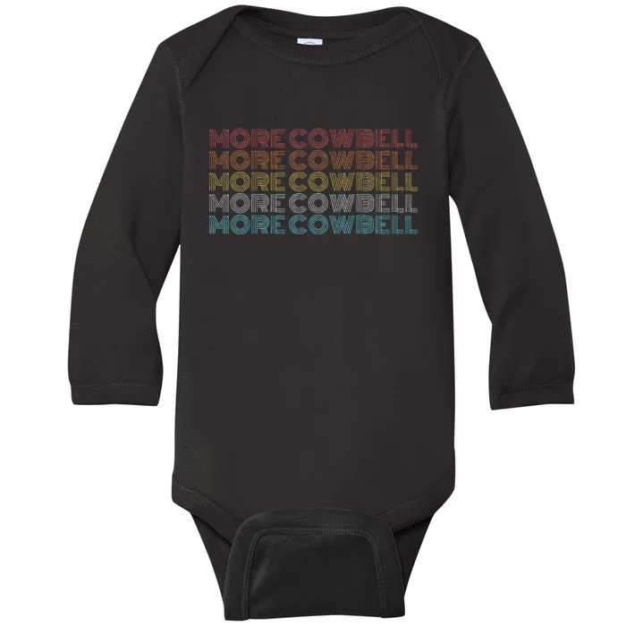 More Cowbell Baby Long Sleeve Bodysuit