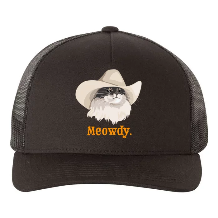 Meowdy Cat Meme Yupoong Adult 5-Panel Trucker Hat