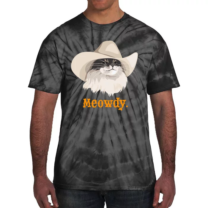 Meowdy Cat Meme Tie-Dye T-Shirt