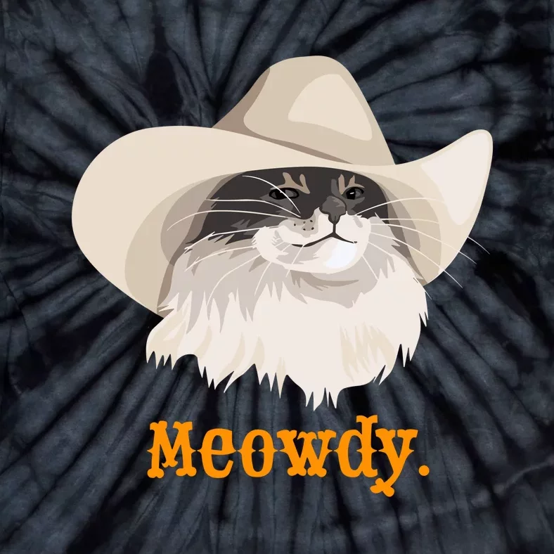 Meowdy Cat Meme Tie-Dye T-Shirt