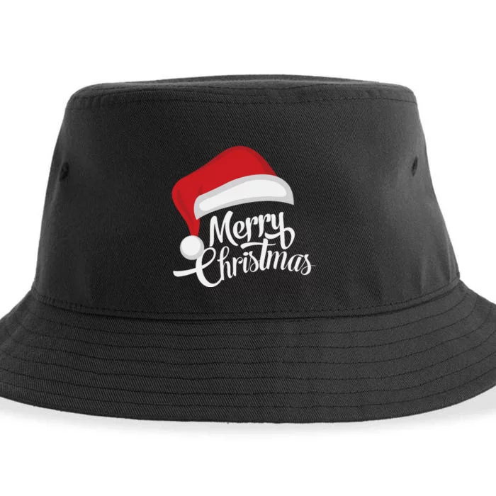 Merry Christmas Sustainable Bucket Hat