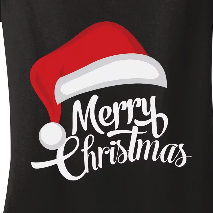 Merry Christmas Women's V-Neck T-Shirt