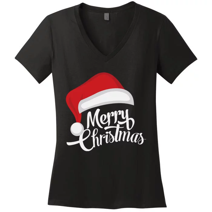 Merry Christmas Women's V-Neck T-Shirt