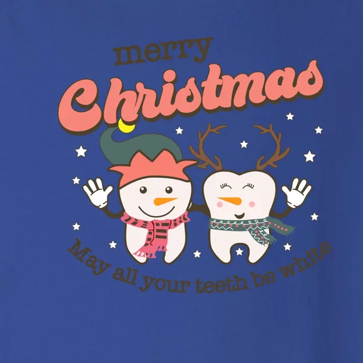 Merry Christmas May All Your Teeth Be White Dental Squad Great Gift Toddler Long Sleeve Shirt