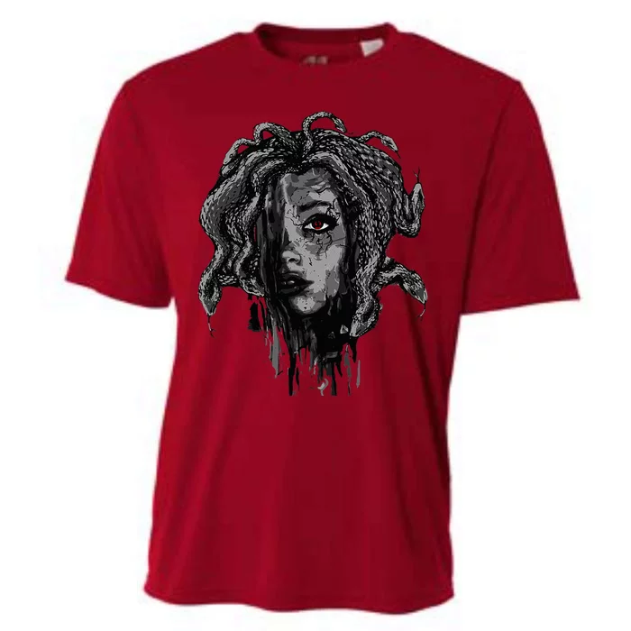 Mythical Creature Medusa Greek Mythology Gorgons Cooling Performance Crew T-Shirt