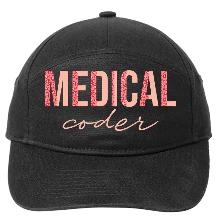 Medical Coder Medical Coding 7-Panel Snapback Hat